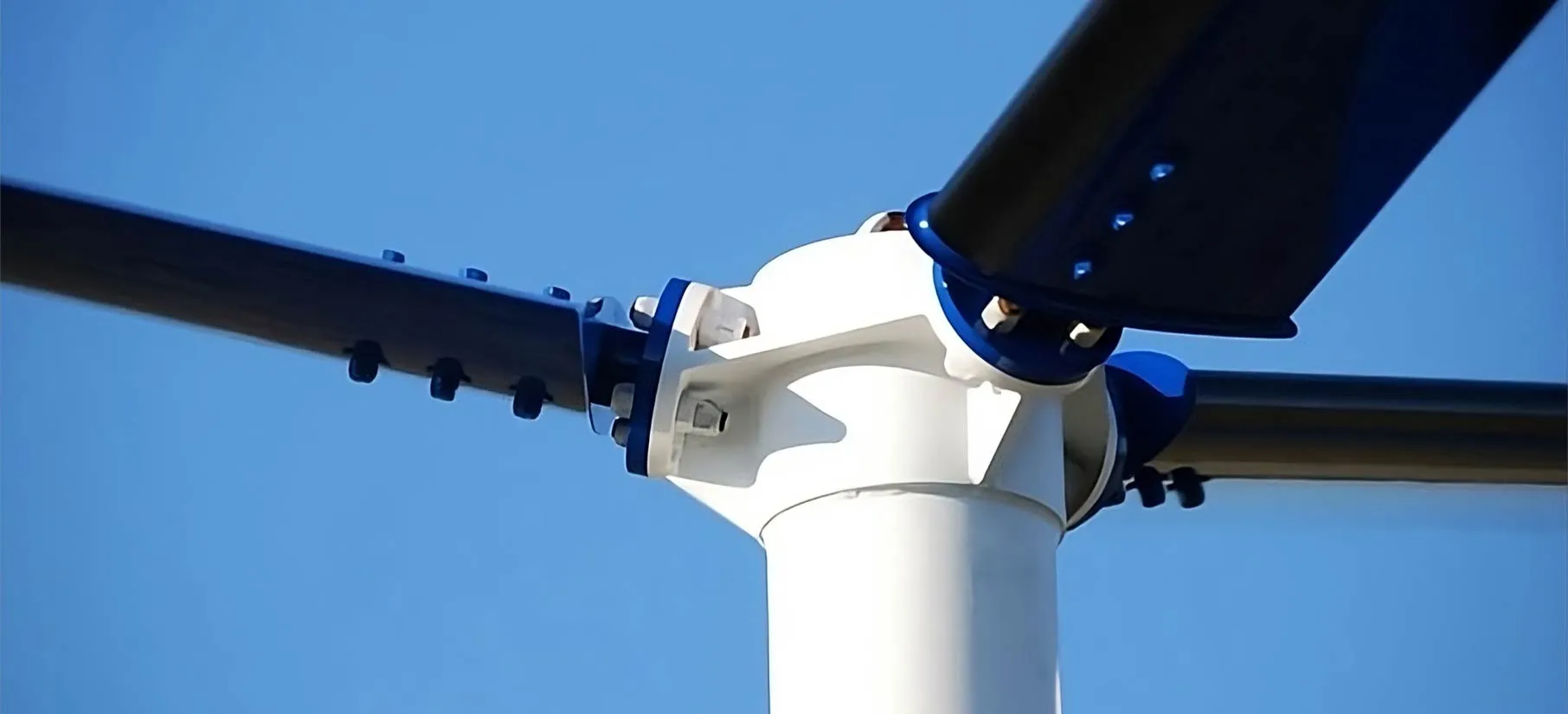 Up close view of the turbine